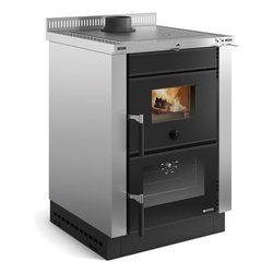 Cucina legna 6kW VICENZA EVO VST Inox classe A+ (2021) 7016102 (6x60x85cm)