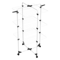 Stendibiancheria (30m) Modular 3 Bianco e Grigio 174122