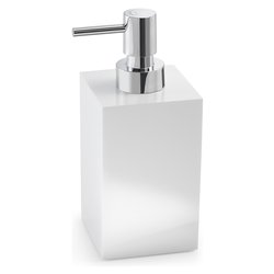 Dosa sapone appoggio SOFIA Bianco (8,4x7,3x17,3 cm) SF80 02