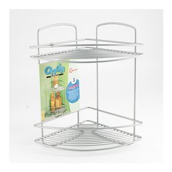 Cestello box doccia ONDA Angolare 2 piani Silver (22x22x35 cm) 46 02 02