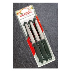 Set coltelli 6 pz lama dentata ANATOMICA Nero 24AB06N