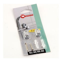 Fissaggi ONDA Ganci 2 pz Silver 40 49 90