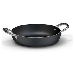 Tegame Alluminio antiaderente (24cm) PROFESSIONALE SERIE 6000 Nero 6008 24
