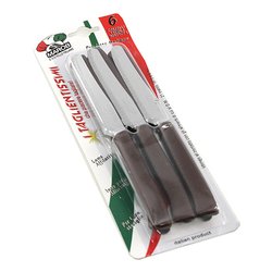 Set coltelli 6 pz lama dentata I TAGLIENTISSIMI Marrone 24TFB06S