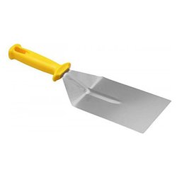 Pala pizza taglia e servi (9x28cm) Giallo e Cromo 151