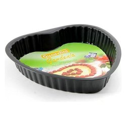 Stampo Inox Torta Cuore (25x25cm) GARDENIA Nero 85800EE