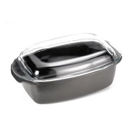 Casseruola Antiaderente (40x21cm) rettangolare Nero 90 42