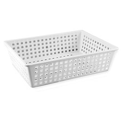 Cassetta Cesta Forata Bianco (40x30x10cm) 2250M1 BI