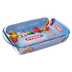 Pirofila Vetro temperato (22x13x4,8cm) rettangolare Trasparente 228B000
