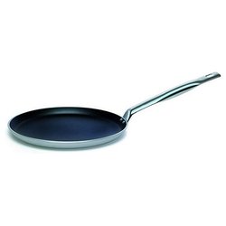 Padella Antiaderente Crepes (25cm) PROFESSIONALE SERIE 2000 Alluminato e Nero 2007 25