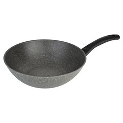 Wok Antiaderente 1 manico (28cm) CORTINA Grigio pietra 1008689