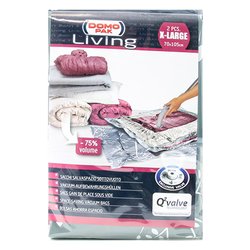 Sacco salvaspazio sottovuoto 2 Pz (70x105cm) EVO VALVE Trasparente 913010