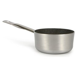 Casseruola Antiaderente (20cm) 1 manico PROFESSIONALE SERIE 2800 Alluminato e Nero 2826 20