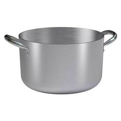Image of Casseruola Alluminio (20cm) PROFESSIONALE SERIE 7000 argento naturale 7018 20 cod094