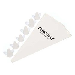 Sacco decoratore dolci 1 pz (34cm) con 6 beccucci Bianco 70 033 99 0060