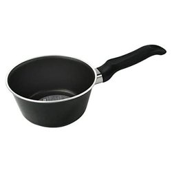 Casseruola Alluminio antiaderente (14cm) conica con 1 manico FIRENZE Nero 1000805