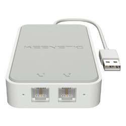 Adattatore computer LINEAR USB Cordless White e Silver KN 3110 01EN