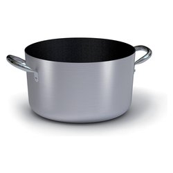 Image of Casseruola Alluminio antiaderente (32cm) PROFESSIONALE SERIE 2000 Alluminato e Nero 2018 32 cod094