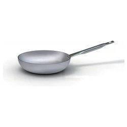 Padella Alluminio (36cm) alta svasata PROFESSIONALE SERIE 7000 Silver naturale 7002 36