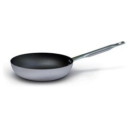 Padella Alluminio antiaderente (40cm) alta PROFESSIONALE SERIE 2000 Alluminato e Nero 2002 40