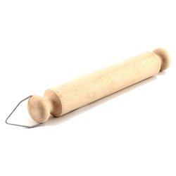 Mattarello Legno liscio con anello appendibile (60x4,5cm) TOP Naturale Art 68 60