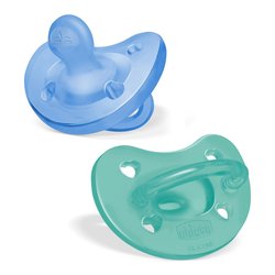 Gommotto bimbo Soft (6-16m) silicone 2 pz PHYSIOFORMA Verde e Azzurro 7308721