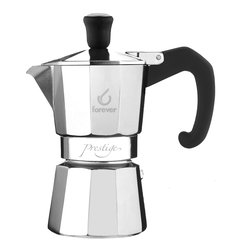 Caffettiera Alluminio 1/2 Tazza MISS MOKA PRESTIGE Silver 120111
