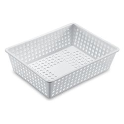 Cassetta Cesta Forata Bianco (50x34x11cm) 2250M2 BI