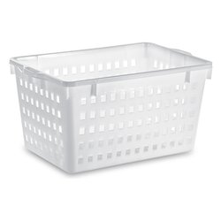 Cassetta Cesta Forata Bianco (63x45x35cm) 2200 P3