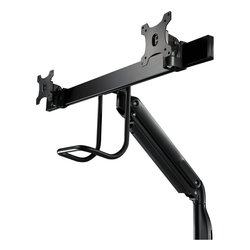 Supporto monitor scrivania Portata 10 Kg VESA 100 x 100 Dual display Black DM1HDD