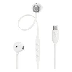 Auricolari microfono filo TUNE 305C White JBLT305WHT