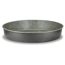 Teglia tortiera alta Antiaderente (38cm) HAPPY STONE Grigio pietra HAPSTFOTATXXXX38