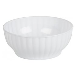 Insalatiera Plastica (32cm) costolata SSS HO.RE.CA. Bianco 50 32 BIM