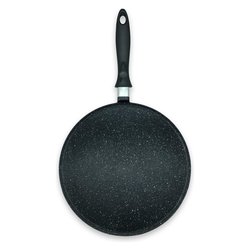 Padella Alluminio antiaderente (32cm) Testo Romagnolo Nero pietra PA26