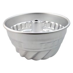 Stampo Alluminio Budino Americano festonato con tubo (22cm) Alluminio 1159022