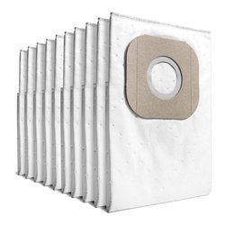 Image of Sacchetto aspirapolvere (10 pz) Tessuto felpato Karcher bianco 6 904 084 0 cod094