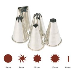 Beccuccio sac a poche 5 pz Acciaio 276703