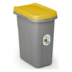 Pattumiera differenziata (15L) HOME ECO SYSTEM Giallo 70700