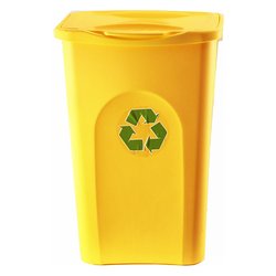 Pattumiera differenziata (50L) BEGREEN Giallo 70600