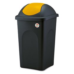 Pattumiera differenziata (30L) MULTIPAT Nero e Giallo 70211