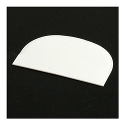 Raschietto Plastica semicerchio 6 pz (13,8x9,5cm) PROFESSIONAL Bianco FV 880 2