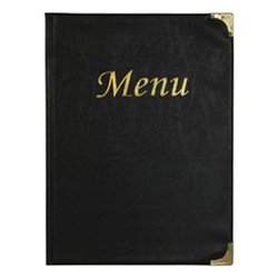 Porta menù SECURIT A5 Basic Nero (17,2x23,7 cm) MC BRA5 BL