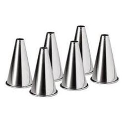 Beccuccio sac a poche 6 pz Tondo d. 4 - 15 mm Acciaio FV62837