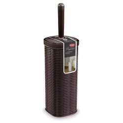 Porta scopino WC appoggio (11,5x11,5x40cm) ELEGANCE Moka 30701