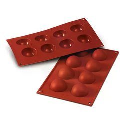 Stampo pasticceria silicone 8P Half Sphere (30ml) (5cm) 20 004 00 0060
