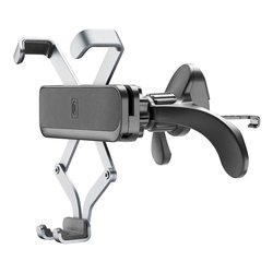 Supporto auto smartphone SLIDE FIT Black e Silver GRAVITYHOLDERVENTK