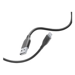 Cavo Lightning SOFT CABLE Certificato Apple Mfi Black 1,2m USBDATASOFTMFIK