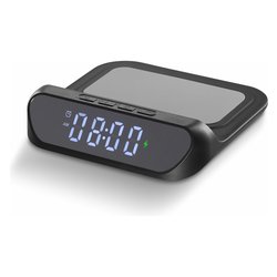 Caricabatterie SMART CLOCK WIRELESS Black 15W WIRELESSCLOCK2K