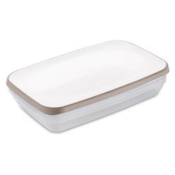 Contenitore alimenti (2,4Lt) CIAO FRESCO Bianco e Tortora 01241