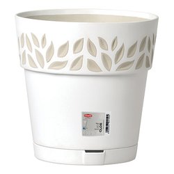 Vaso piante con riserva acqua Opera CLOE bianco (30x29 cm) 94150